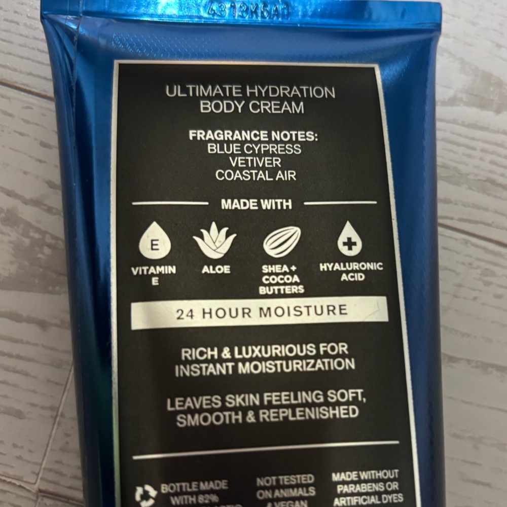 Bath & Body Works Men’s Ocean Ultimate Hydration Body Cream New - Picture 4 of 5